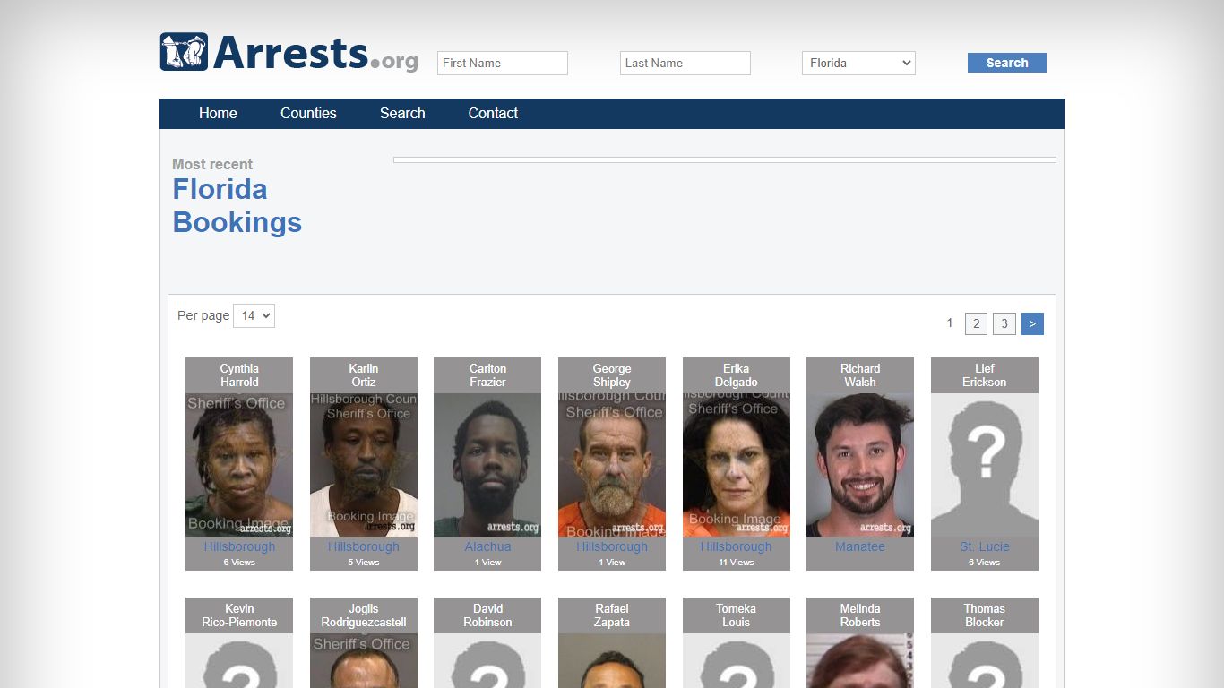 Search Florida Florida Jail Arrest Records